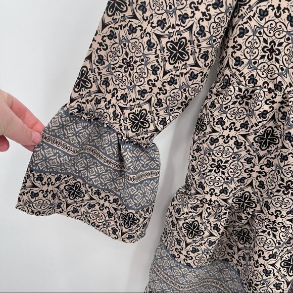 Long sleeve Boho Dress Size Medium - Picture 3 of 8